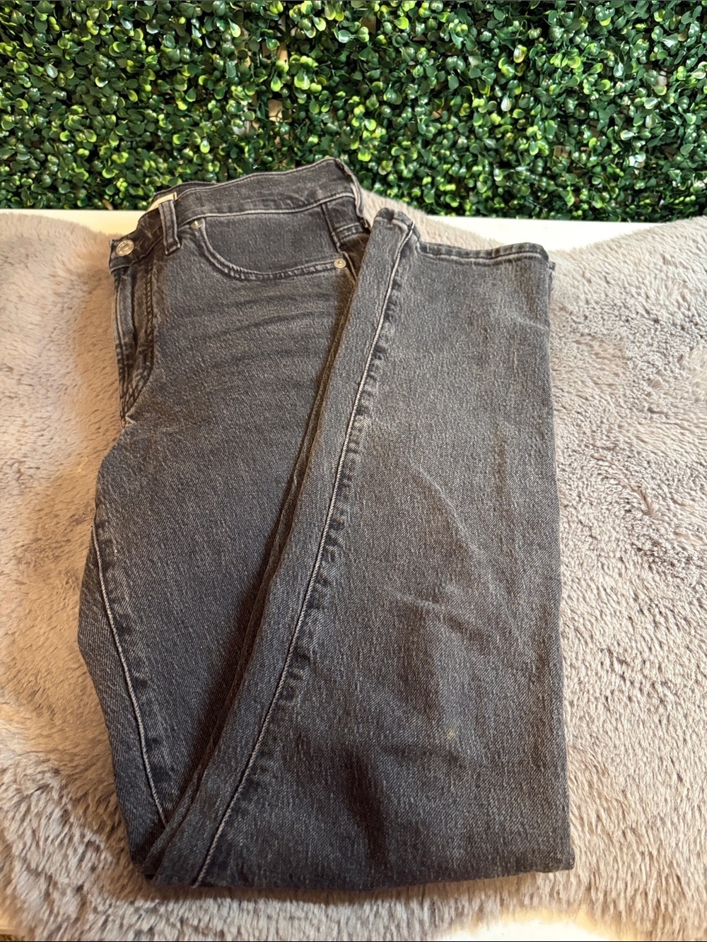 Madewell Washed Black The Perfect Vintage Mid Rise Jeans Size 27 Tall